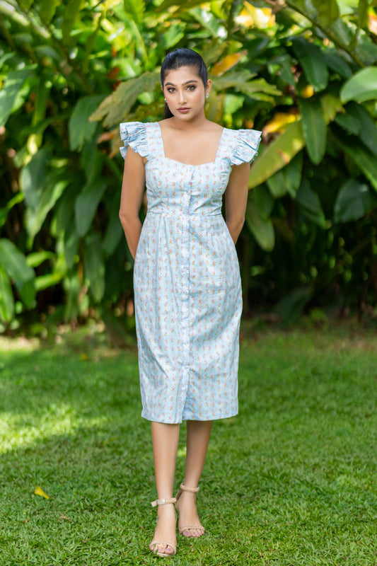 Petal Kiss Midi Dress