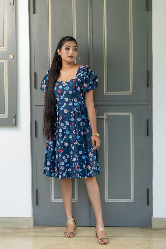 Island Blossom Midi Dress