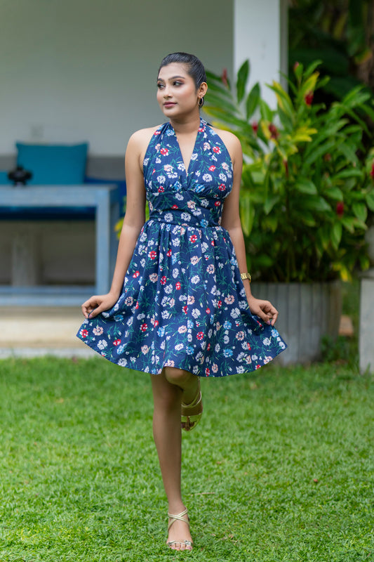 Sun Kissed Halter Dress