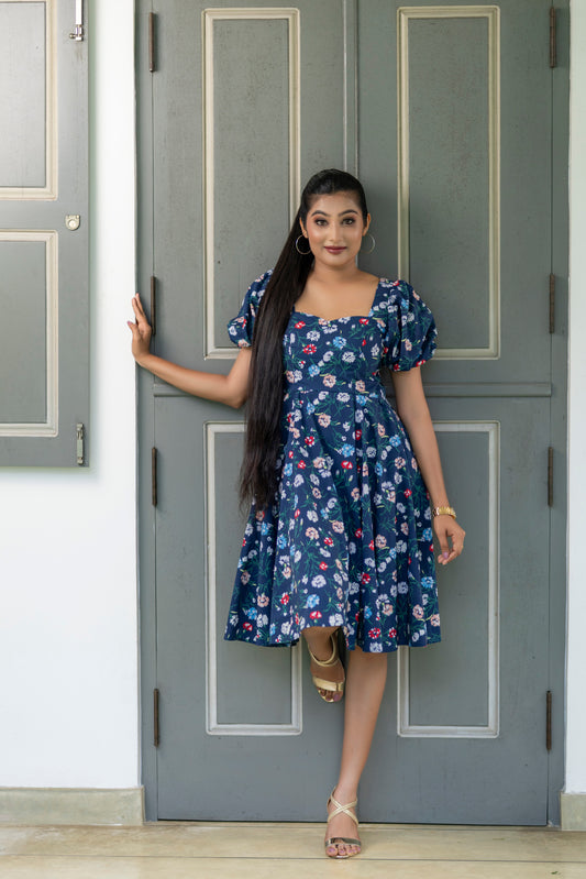 Island Blossom Midi Dress